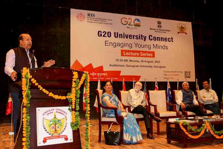 जी-20 यूनिवर्सिटी कनेक्ट संवाद में जी-20 लक्ष्यों की प्राप्ति में युवाओं की भूमिका और भारत की प्राथमिकताओं पर हुई चर्चा