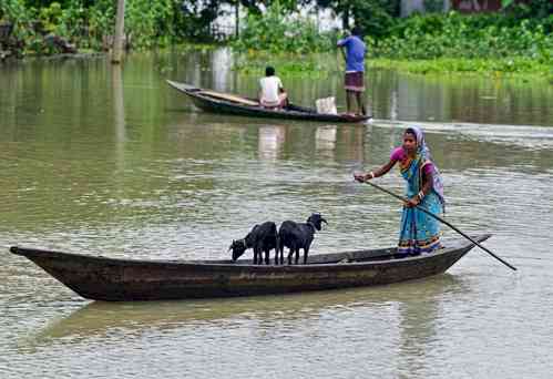 Fresh floods in Assam affect over 1.90 lakh people