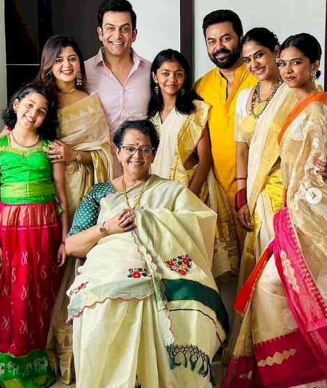 Prithviraj Sukumaran celebrates Onam, says 'forced rest has its own advantages'