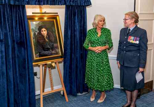 Queen Camilla unveils portrait of Indian-origin British spy Noor Inayat Khan