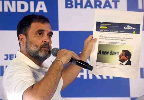 Rahul reiterates demand for JPC probe into Adani matter, cites OCCRP report