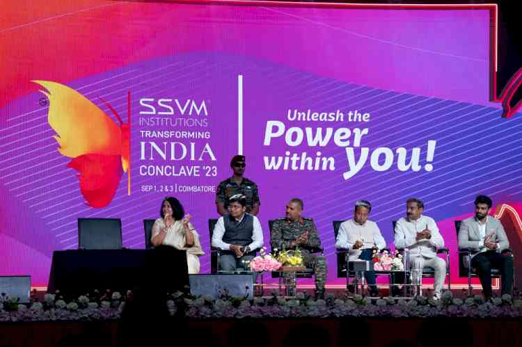 SSVM Institutions Ignites Inspiration at the Transforming India Conclave 2023 Inauguration
