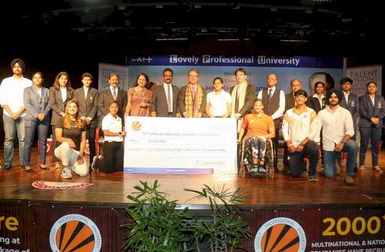 Hisashi Takeuchi, MD & CEO of Maruti Suzuki (India), Honours LPU's 890 Student Achievers