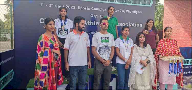 College Clinches Silver Medal in Chandigarh Athletics State Meet