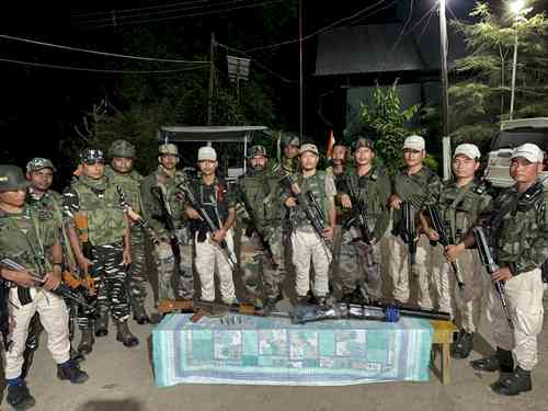 Looted arms recovered in Manipur, firing reported between rival groups