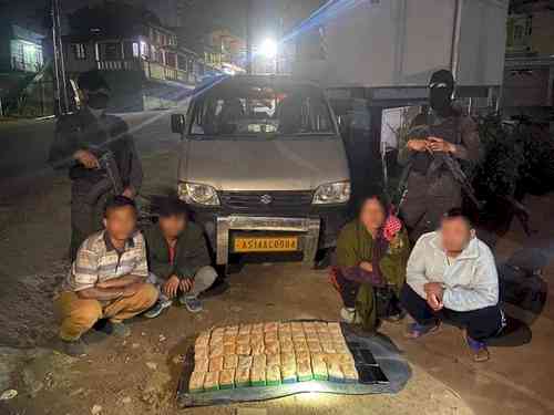 Heroin worth Rs 16 cr seized in Tripura, Meghalaya; 5 drug peddlers held