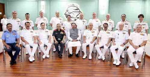 Newly-designed uniform of Navy includes T-shirt, cap, jacket and shoes