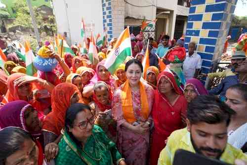 INDIA bloc, including Cong, will be eradicated, not Sanatan Dharma: Diya Kumari