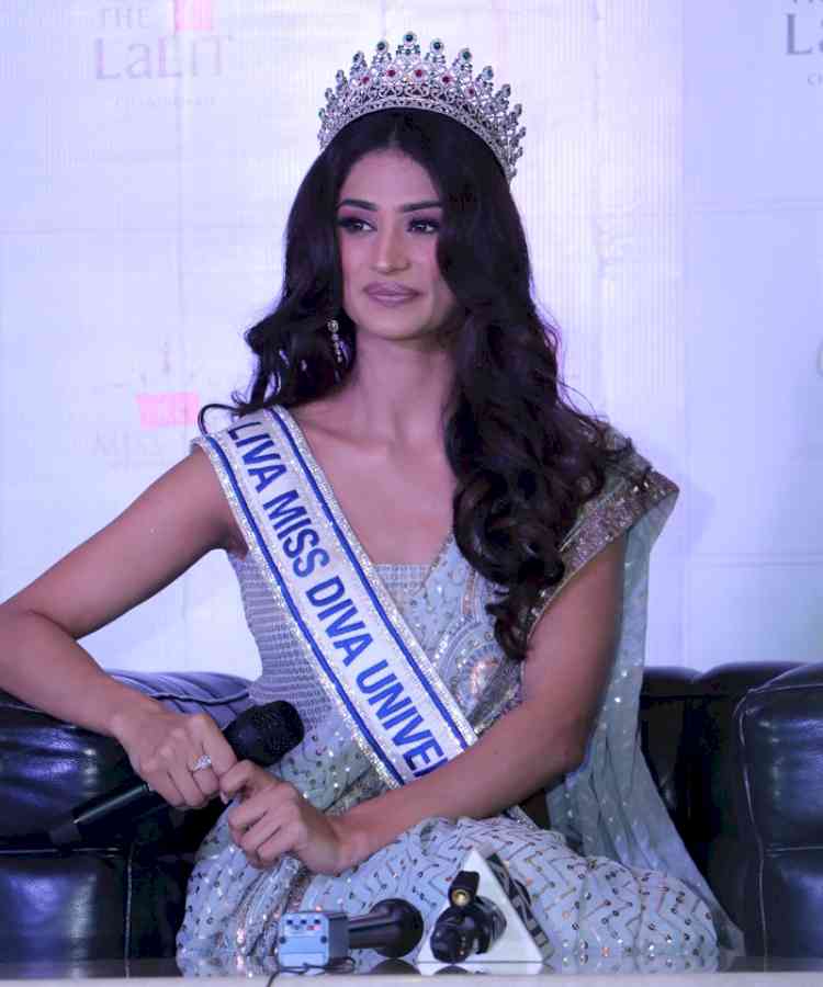 LIVA Miss Diva Universe 2023 Shweta Sharda returns to a Glorious Homecoming in Chandigarh
