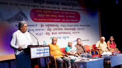 Equal society only possible with equitable distribution of production, says Siddaramaiah