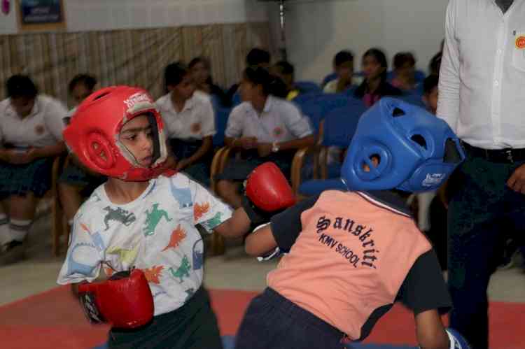 Apeejay School shines at District Kickboxing Championship 2023