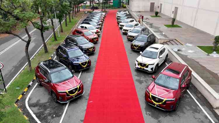 Honda Cars India flags off its first mega delivery event for Honda Elevate