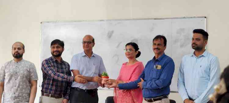 Department of Sanskrit organised special lecture on Sanskrit poetics on occasion of Sanskrit Divas