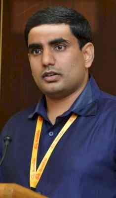 Corruption is not in Chandrababu’s blood, says son Lokesh