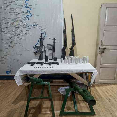9 looted arms, huge quantities of explosives recovered in Manipur