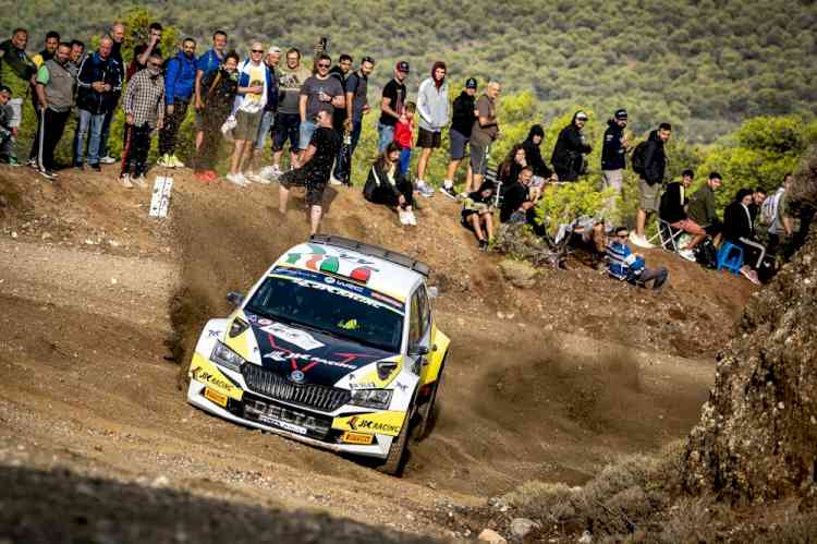JK Tyre’s Gaurav Gill shows flashes of speed amid challenging Acropolis Rally