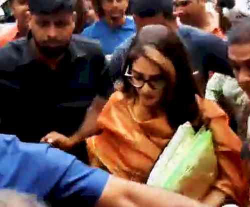Bengal flat selling case: Nusrat Jahan reaches ED office for questioning