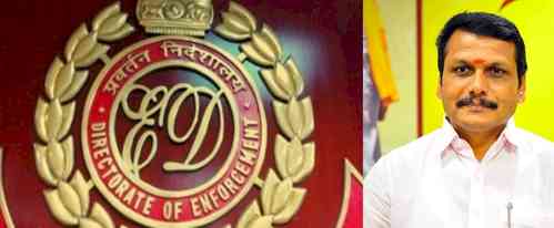 ED raids 10 places linked to arrested TN Minister Senthil Balaji