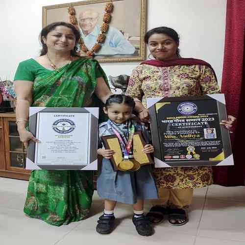Aadhya's remarkable achievements at Apeejay School