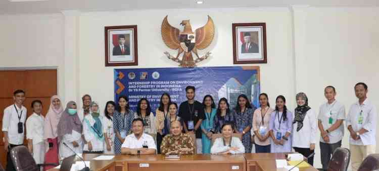 Nauni varsity students undergoing International internship at Indonesia