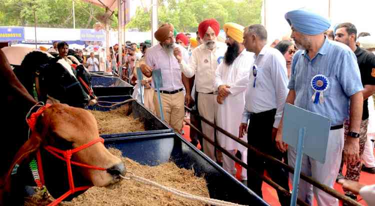 Punjab Minister Gurmeet Singh Khuddian inaugurates Pashu Palan Mela