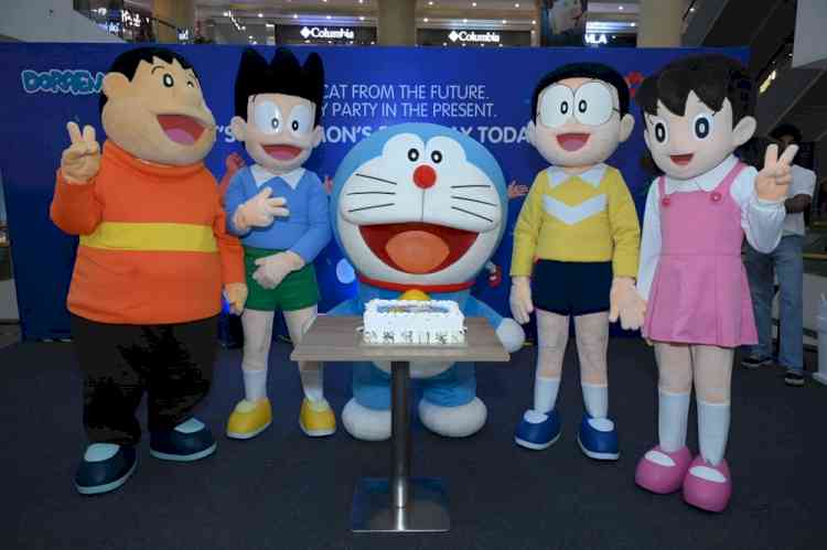 Pavilion Mall kickstarts festive season with birthday celebrations of ”Doraemon” 