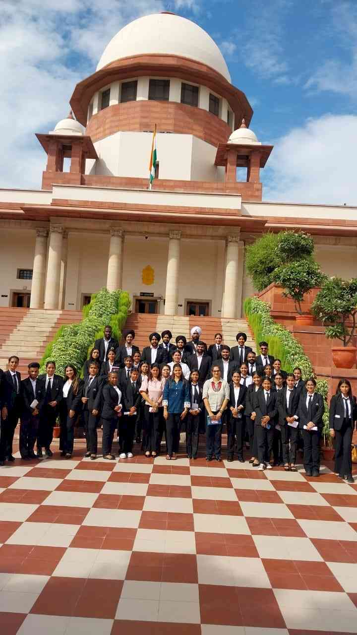 CT University School of Law students gain insight into heart of Indian Democracy at Supreme Court