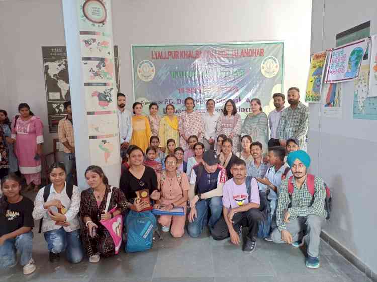 Lyallpur Khalsa College organised “World Ozone Day” to create awareness 