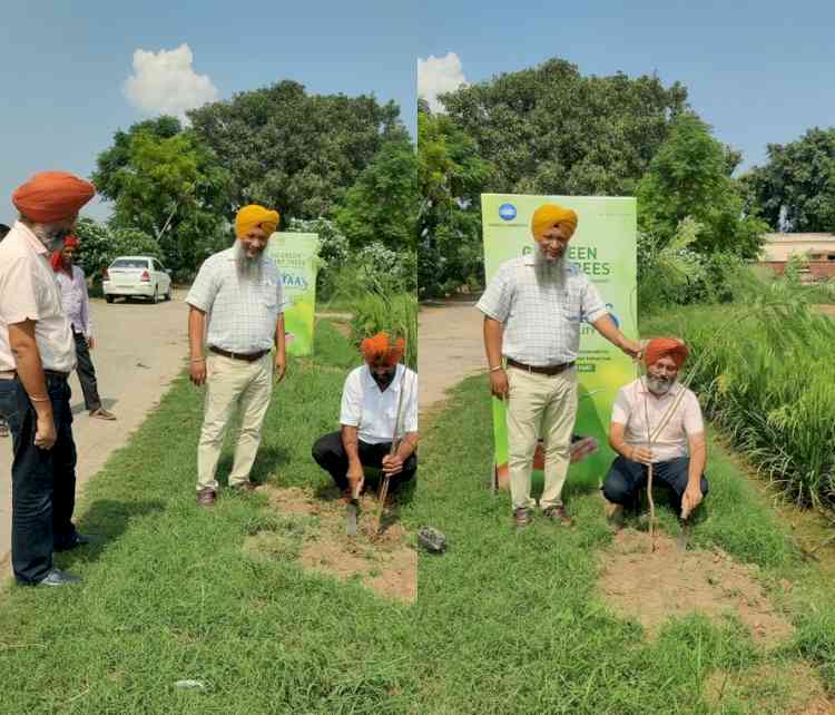 PAU starts tree plantation drive, plants 150 new trees