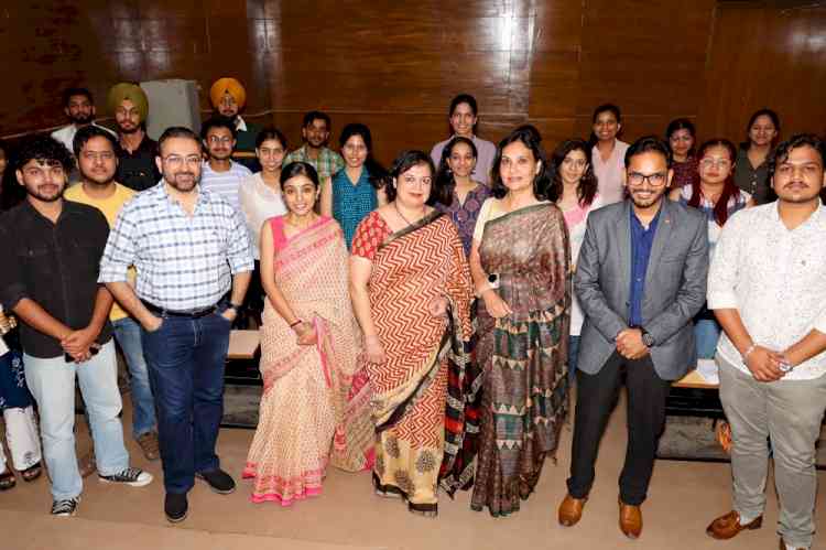 Chevening Interaction held at School of Communication Studies, PU