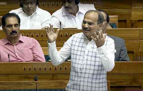 Never in history of Parliament words were used against minority community member: Adhir to Om Birla