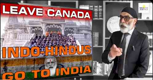 Canadian politicians slam video threatening Hindus, stop short of naming SFJ, Pannun