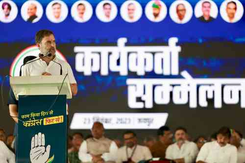 Rahul promises immediate implementation of women reservation bill if voted to power
