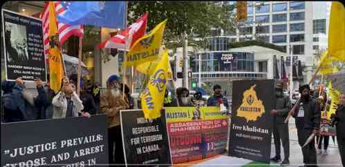 Pro-Khalistani protests held outside Indian diplomatic missions in Canada
