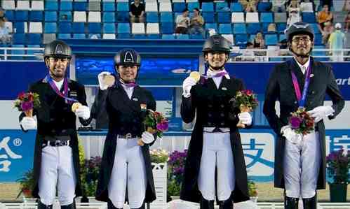 Asian Games: Historic gold in Team Dressage; silver and bronze in sailing keep India going at Hangzhou (Roundup)