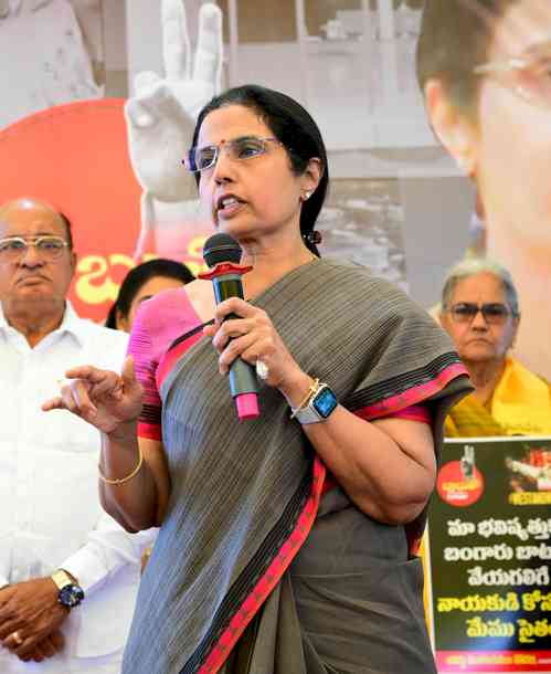 Not a single evidence produced, says Chandrababu Naidu's wife Bhuvaneswari