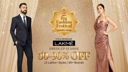 Myntra Big Fashion Festival to offer over 23 lakh styles across fashion, beauty, lifestyle