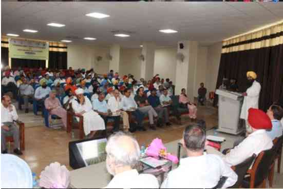 Punjab agri-minister addresses key stakeholders over crop residue management at PAU