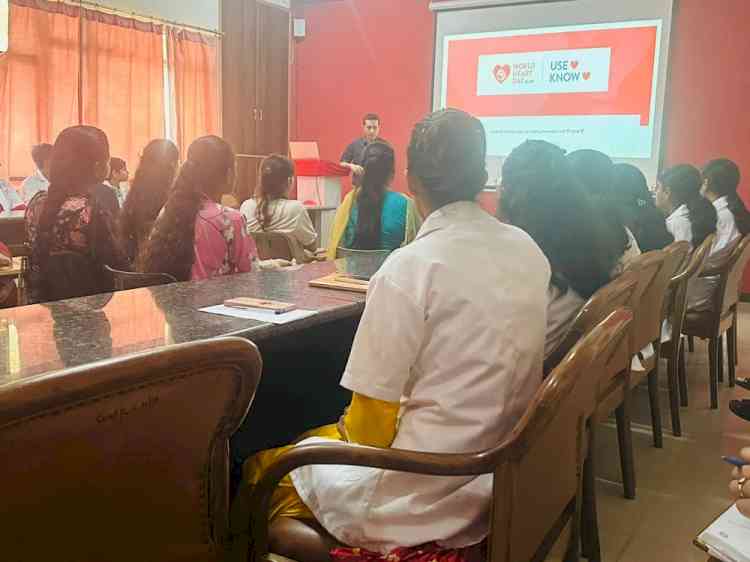 Workshop on ‘World Heart Day’ at Innocent Hearts Group of Institutions, Loharan