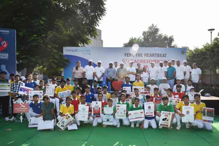 400 Gurugram Residents and Doctors from Manipal Hospital Walks for Heart Health