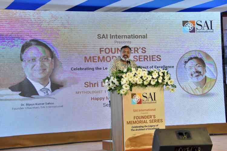 SAI International Education Group pays tribute to Dr. Bijaya Kumar Sahoo with `Advaya - An Artful Experience’ and `Founder’s Memorial Talk' featuring Devdutt Pattanaik