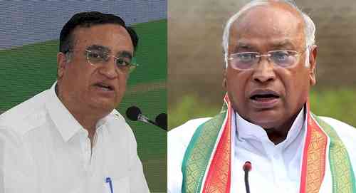 Kharge meets Maken, a day after appointing him as Congress treasurer