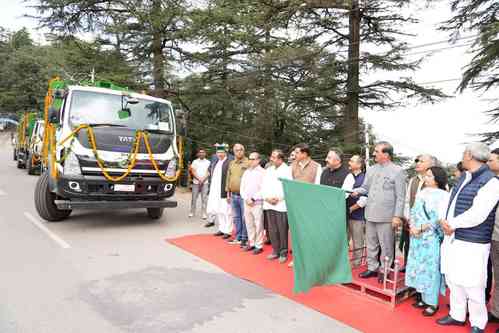 Himachal CM flags off garbage compactors