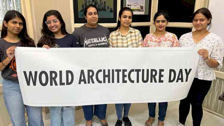 Ar Sanjay Goel from Designex Architects participates in discussion on World Architecture Day