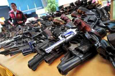 Jungles in poll-bound MP throwing up guns: Pistols worth Rs 75 lakh seized within a month