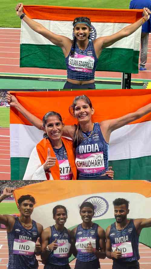 Asian Games: Parul, Priti, and Ancy shine as India claims three silver, one bronze in athletics