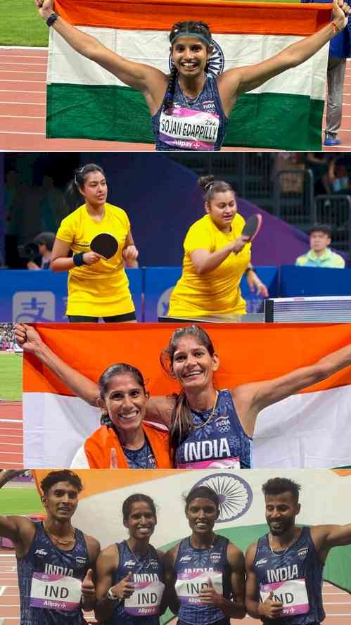 Asian Games: TT doubles pair; Parul, Priti, Ancy's medals take India to 60-medal mark (Roundup)