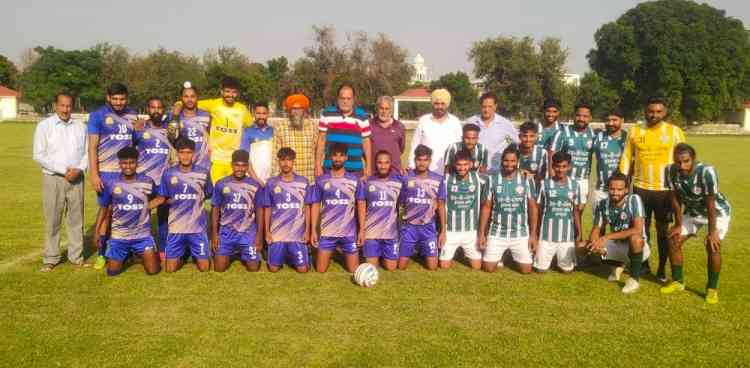 Lyallpur Khalsa College organises Punjab State Super Football League match