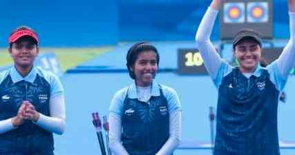 Asian Games: Jyothi, Aditi, Parneet win gold in Compound Women's Team archery