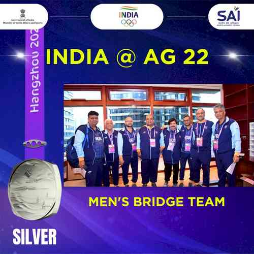 Asian Games: Indian men's team bags silver in Bridge